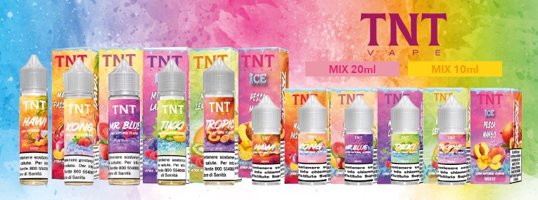 Linea Ice Fruity Liquidi Mix e Vape 10ml e 20ml TNT Vape